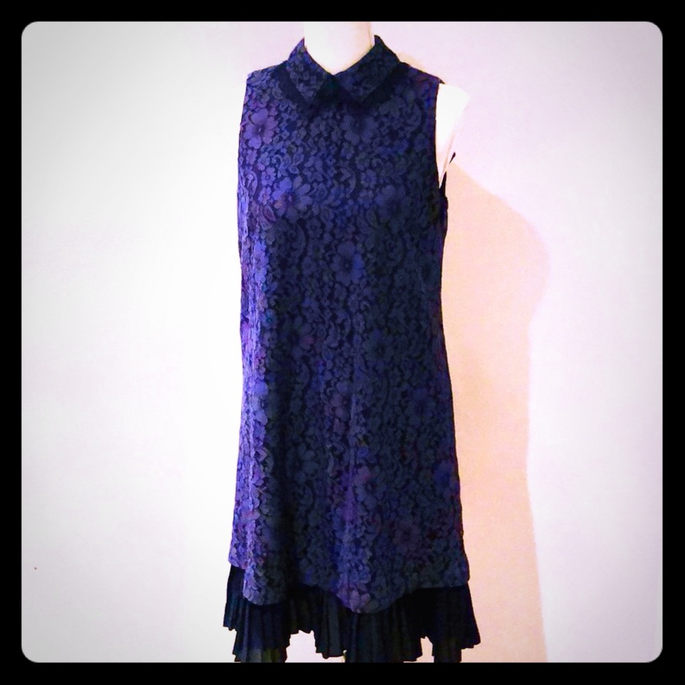 Nanette Nanette Lepore navy lace dress.